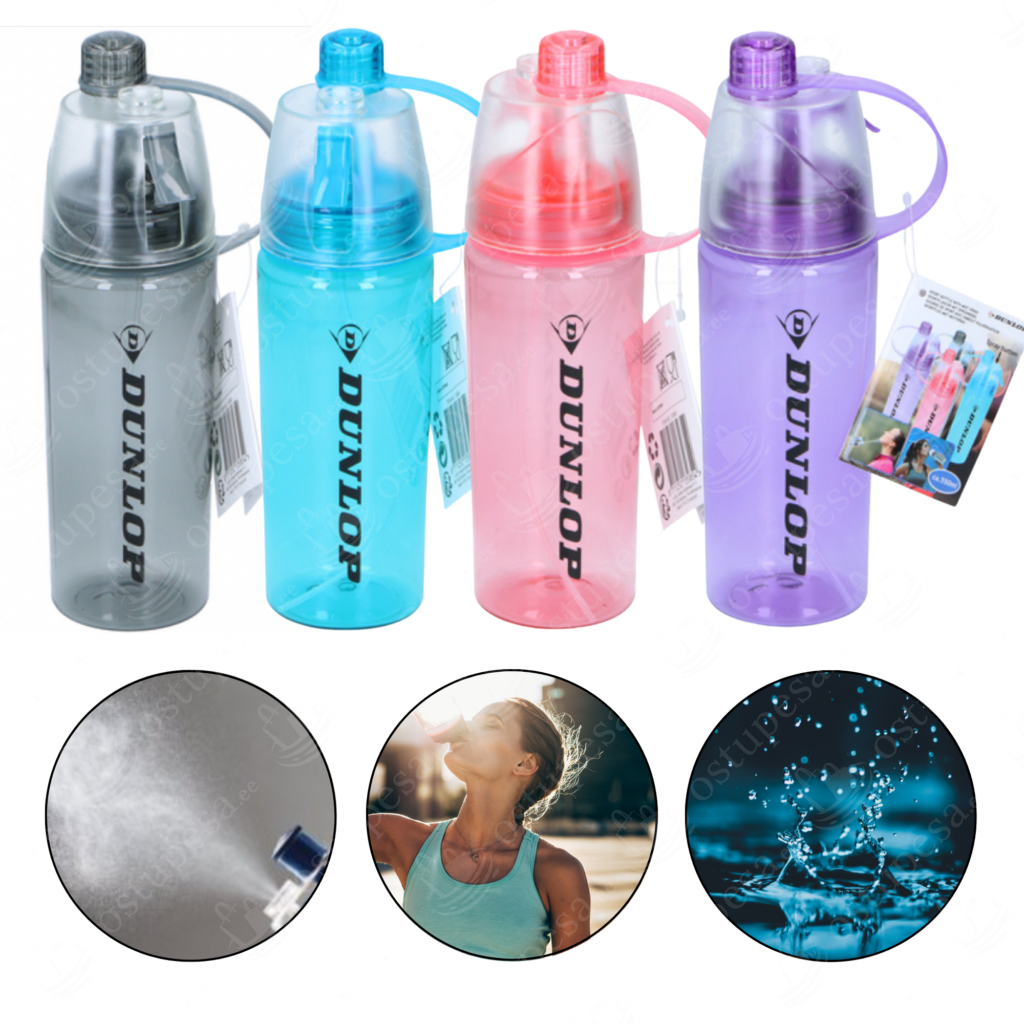 Veepudel spreiga, 550ml, Dunlop