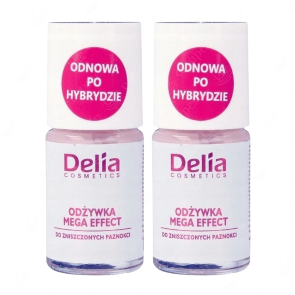 Küünetugevdaja Mega Effect, 11ml, Delia, 2tk komplektis