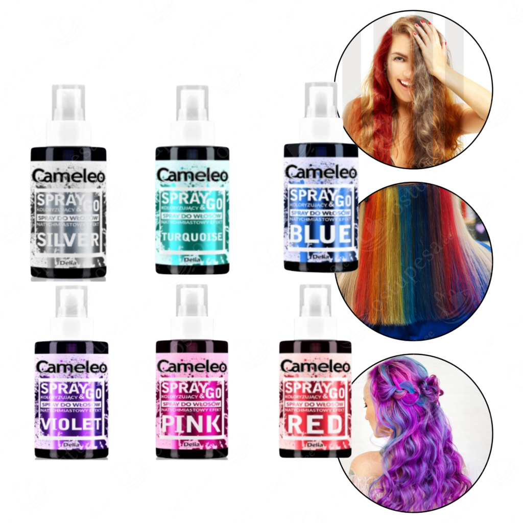 Värviline juuksesprei, 150ml, Cameleo