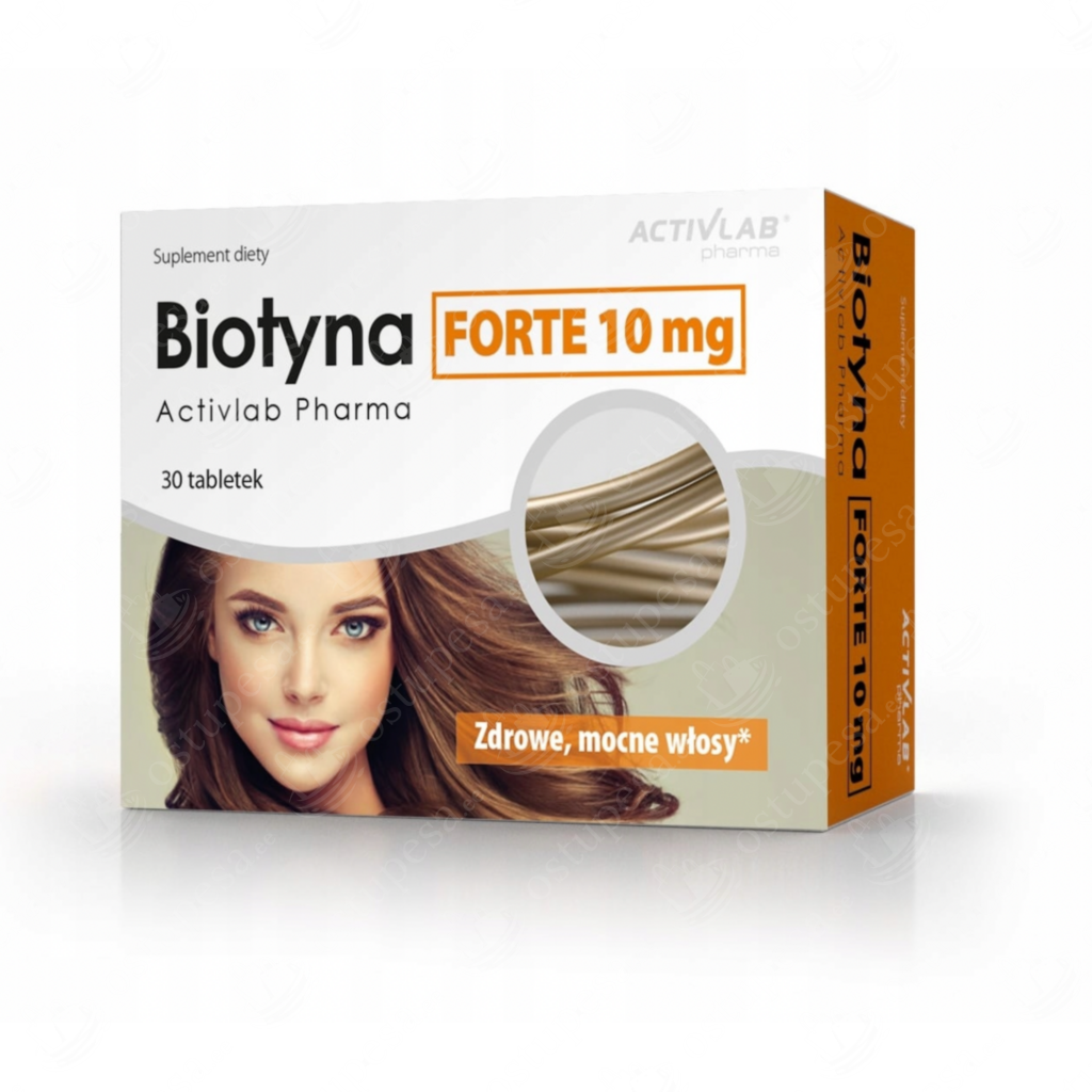 Biotiiniga toidulisand Biotyna Forte, 30 tbl, ActivLab