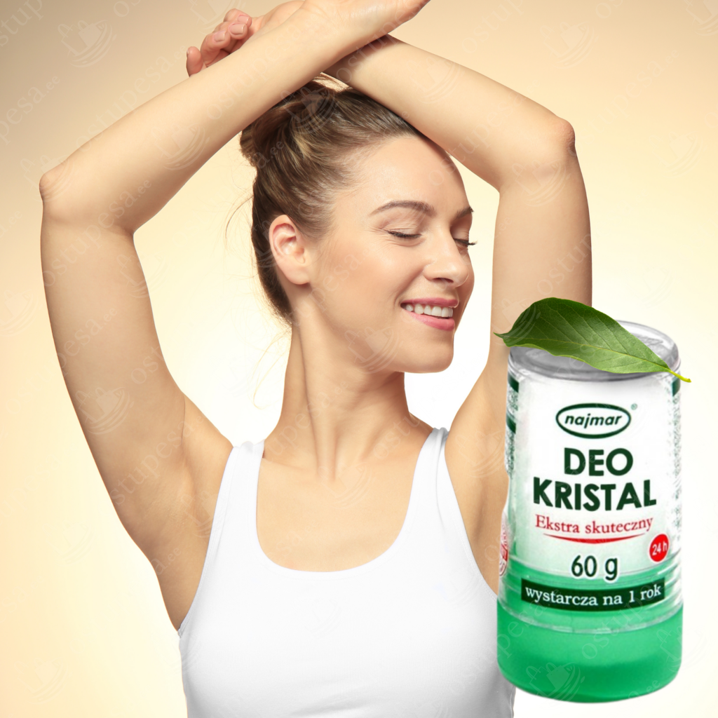 Looduslik deodorant, 60ml, Deo Krystal, 2tk komplektis