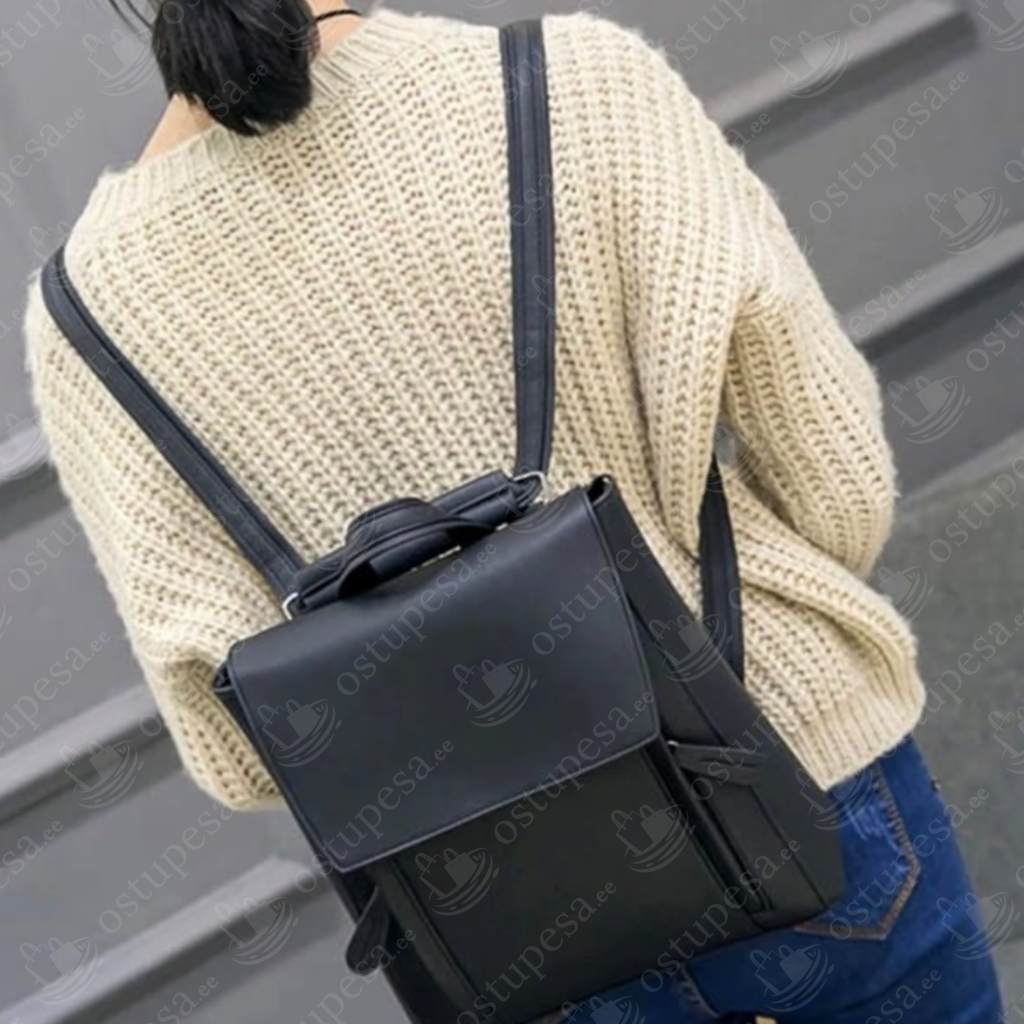 Multifunktsionaalne kott klapiga, selja-ja õlakott
