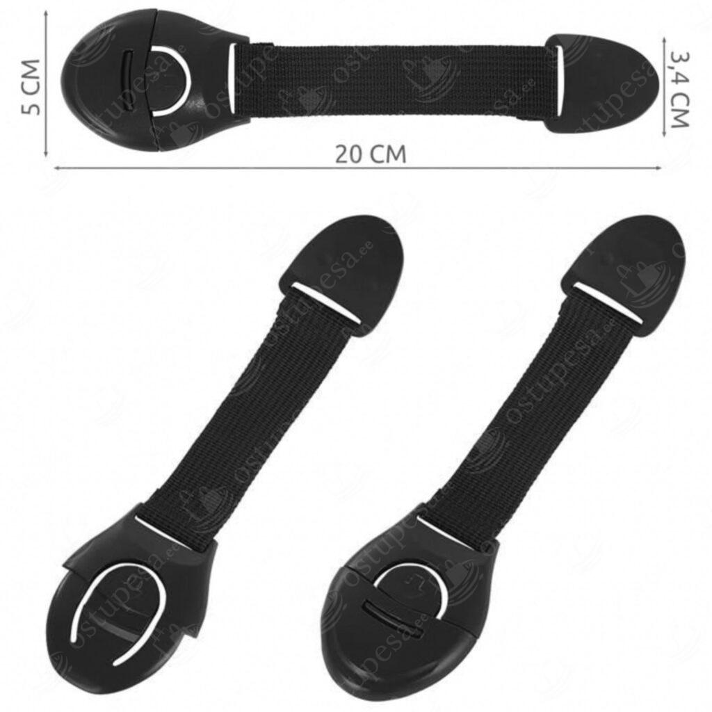 10-osaline lapselukkude komplekt, must