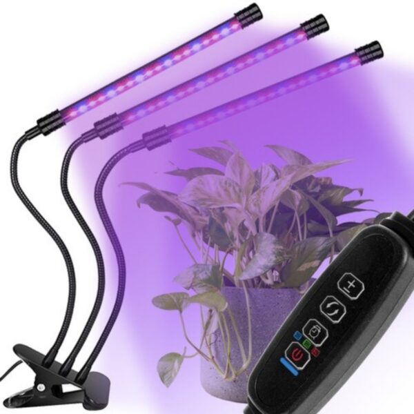 LED-lamp taimede kasvatamiseks, 3 haruga, Gardlov
