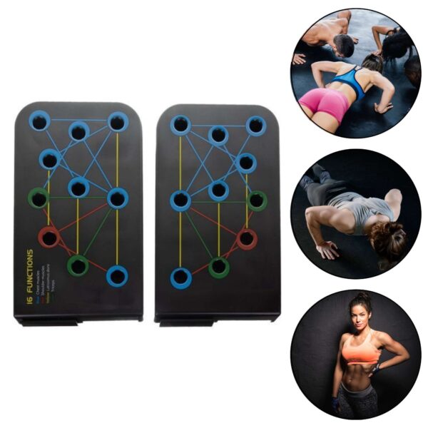 16-ühes kätekõverduste toed lihaste tugevdamiseks