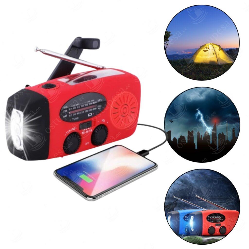 Dünamoga hädaabi seade