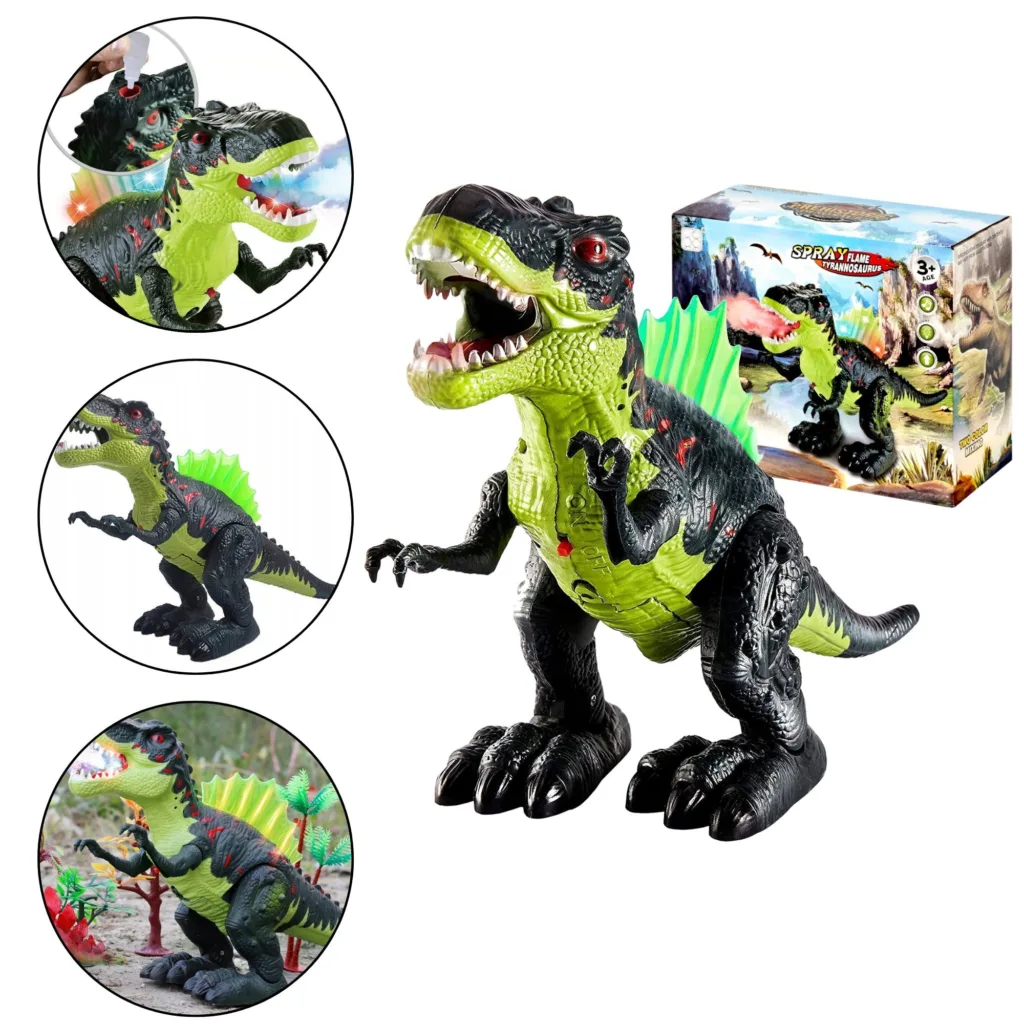 Interaktiivne mänguasi, dinosaurus T-Rex, heli-ja valgusefektidega