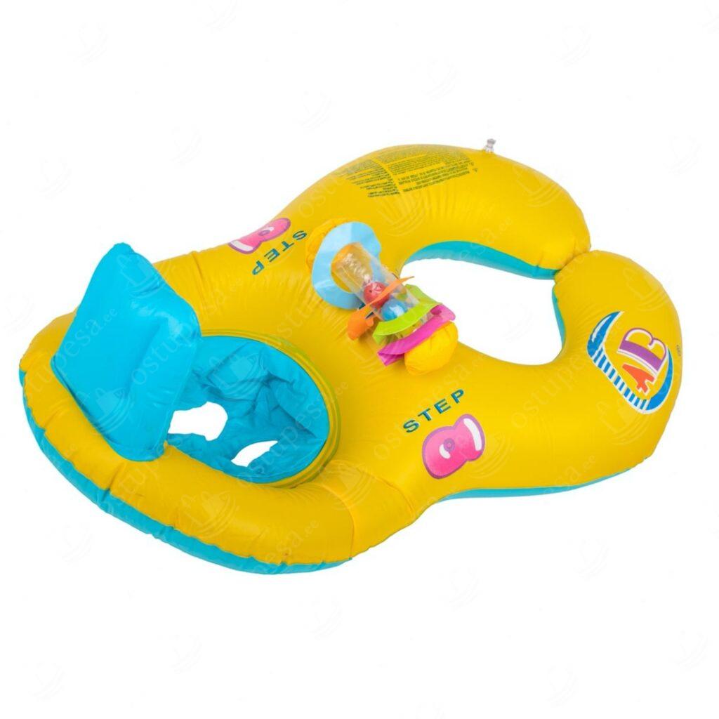 Istmega ujumisrõngas lapsele ja vanemale