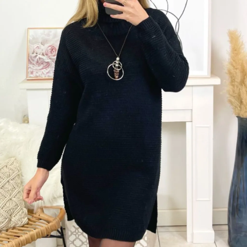 Kampsunkleit kaelakeega, kõrge kaelusega