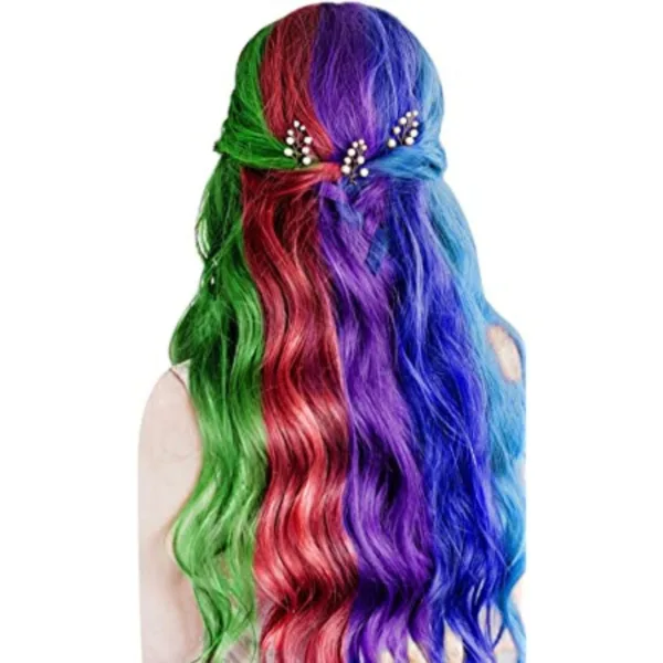 Juuksekriidid kammiga, pestavad, 10 tk pakis