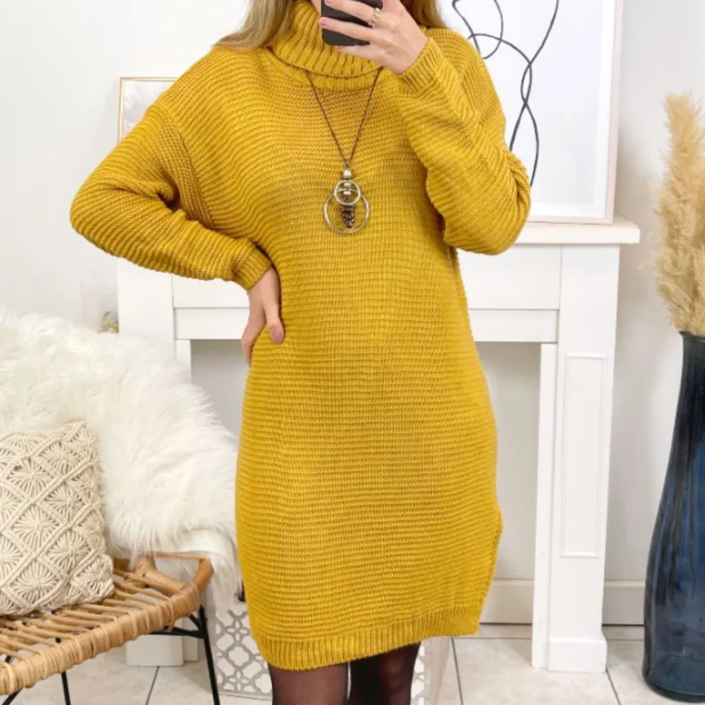 Kampsunkleit kaelakeega, kõrge kaelusega