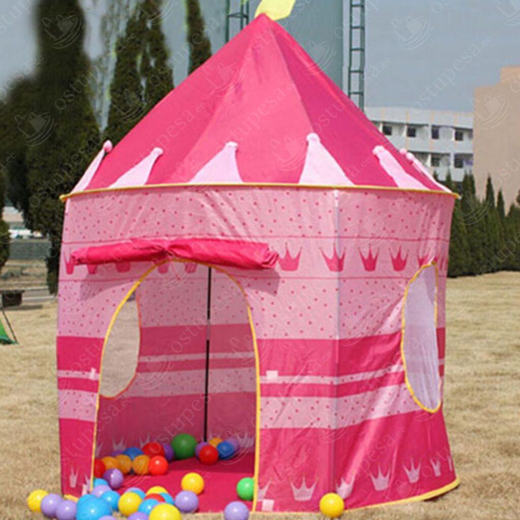Laste mängutelk pop-up, roosa loss