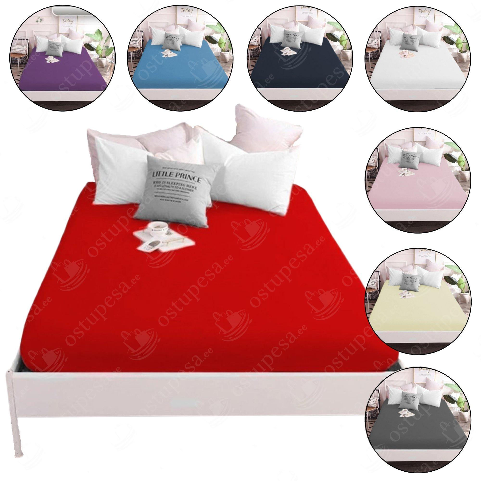 Voodilina kummiga, 2 erinevat värvi komplektis Ostupesa