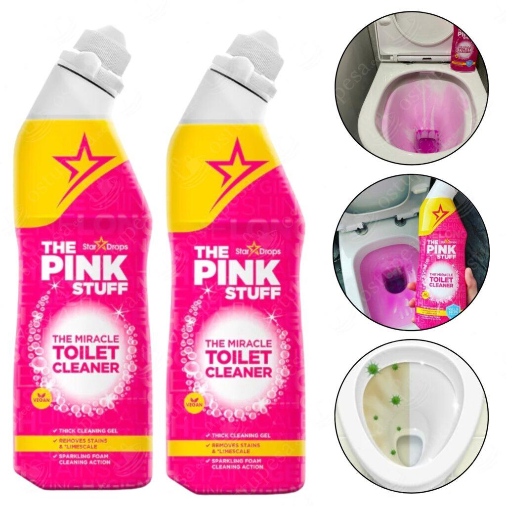 WC-poti puhastusvedelik, The pink stuff, 2 tk komplektis