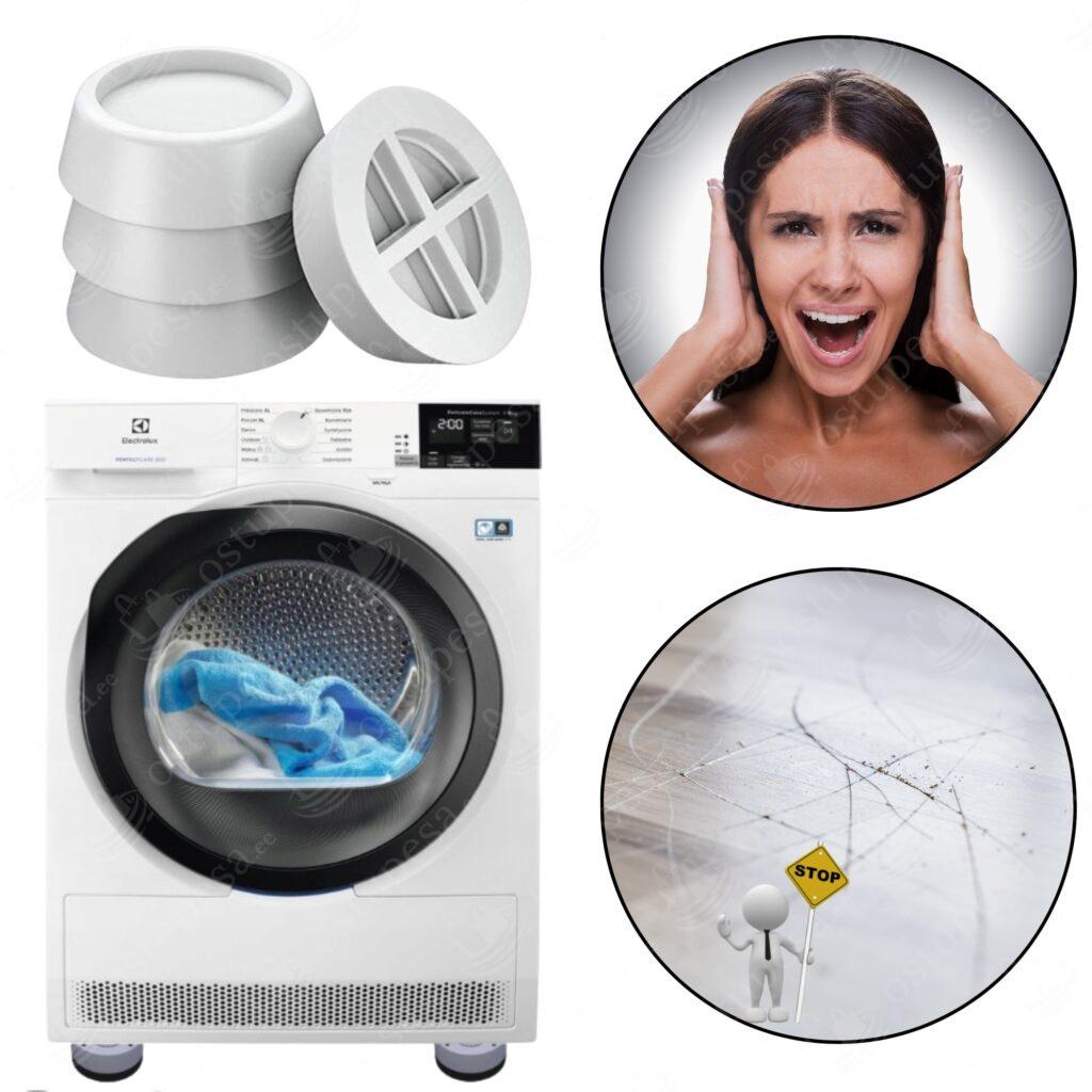Vibratsioonivastased padjad pesumasinale, 4 tk pakis