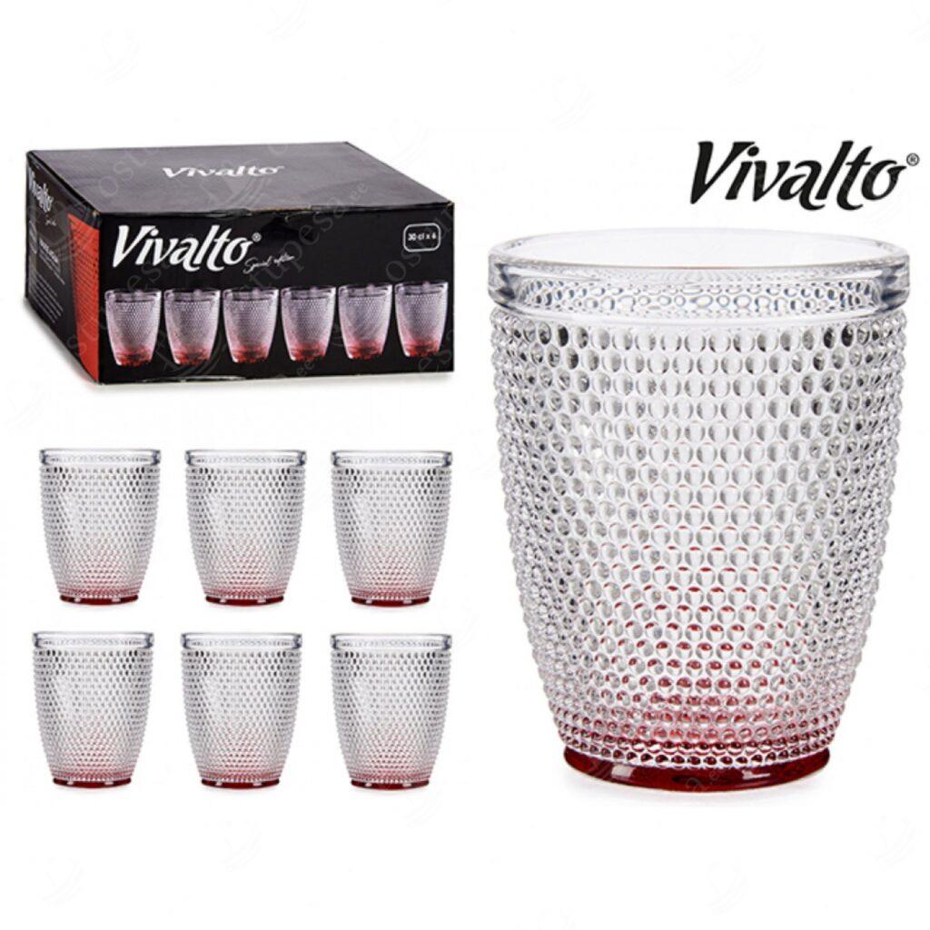 6-osaline joogiklaaside komplekt, 300 ml, Vivalto