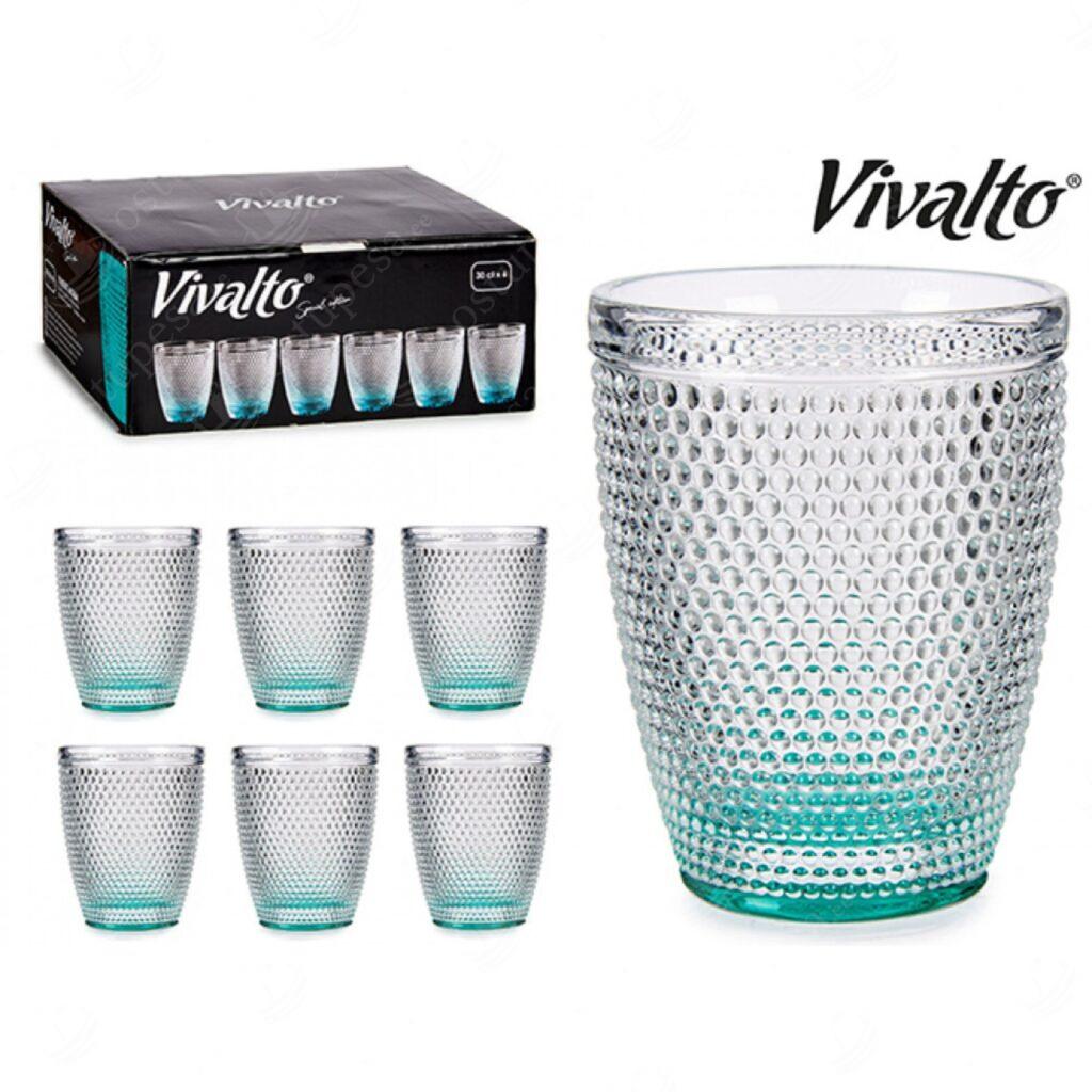 6-osaline joogiklaaside komplekt, 300 ml, Vivalto