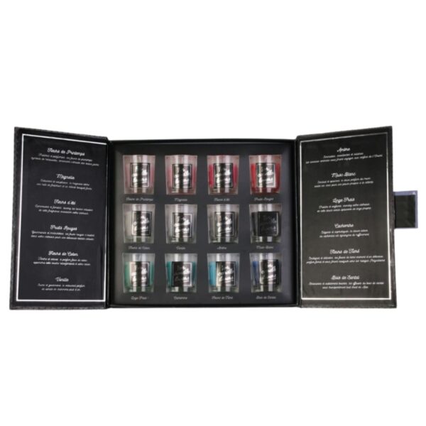 Kinkekarbis lõhnaküünlad, 12 tk