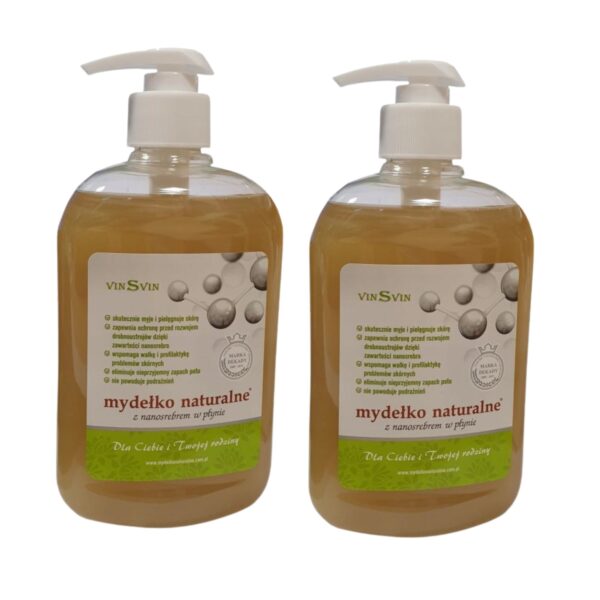 Looduslik kehaseep, antibakteriaalne, Vinsvin, 500 ml, 2 tk komplektis