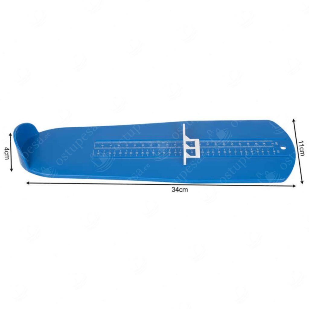 Jalalaba pikkuse mõõtmisvahend, sinine