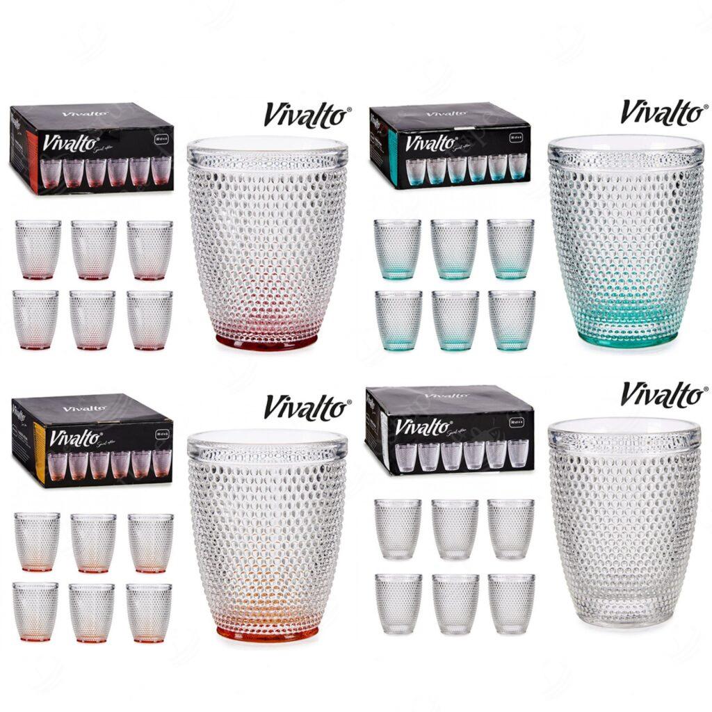 6-osaline joogiklaaside komplekt, 300 ml, Vivalto