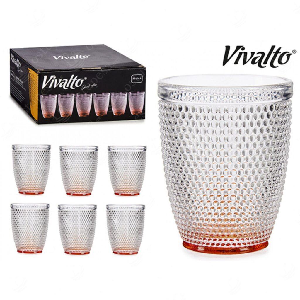 6-osaline joogiklaaside komplekt, 300 ml, Vivalto