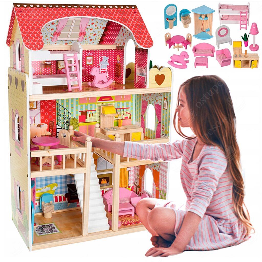 Nukumaja basseini ja LED-valgustusega, puidust, Kruzzel