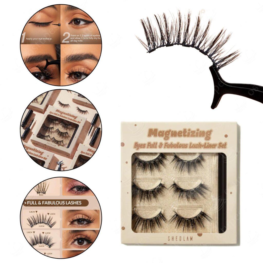 Magnetilised kunstripsmed laineriga, 3 paari pakis