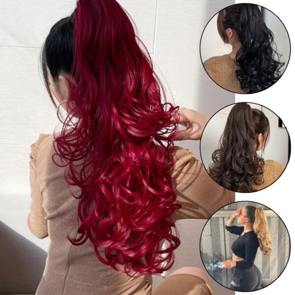 Juuksepikendus, lokkis hobusesaba, 60cm