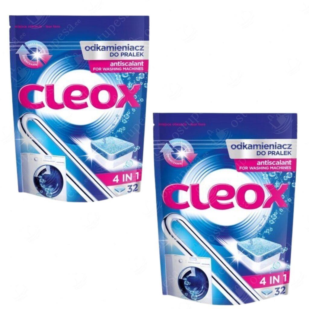 Katlakivitabletid pesumasinale, Cleox, 2 pakki komplektis