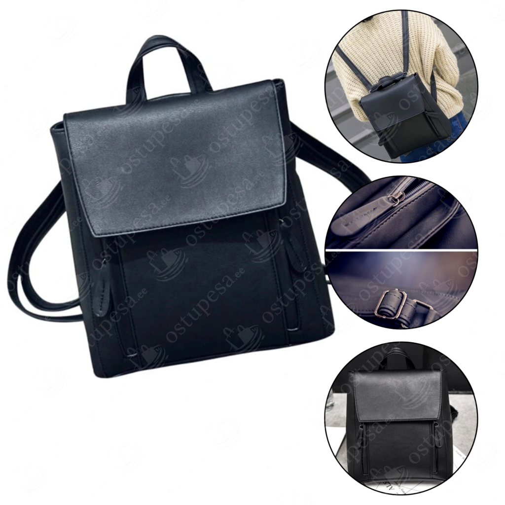 Multifunktsionaalne kott klapiga, selja-ja õlakott