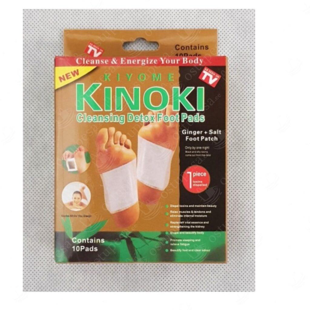Detox plaastrid jalgadele, ingveriga, Kinoki, 5 pakki komplektis