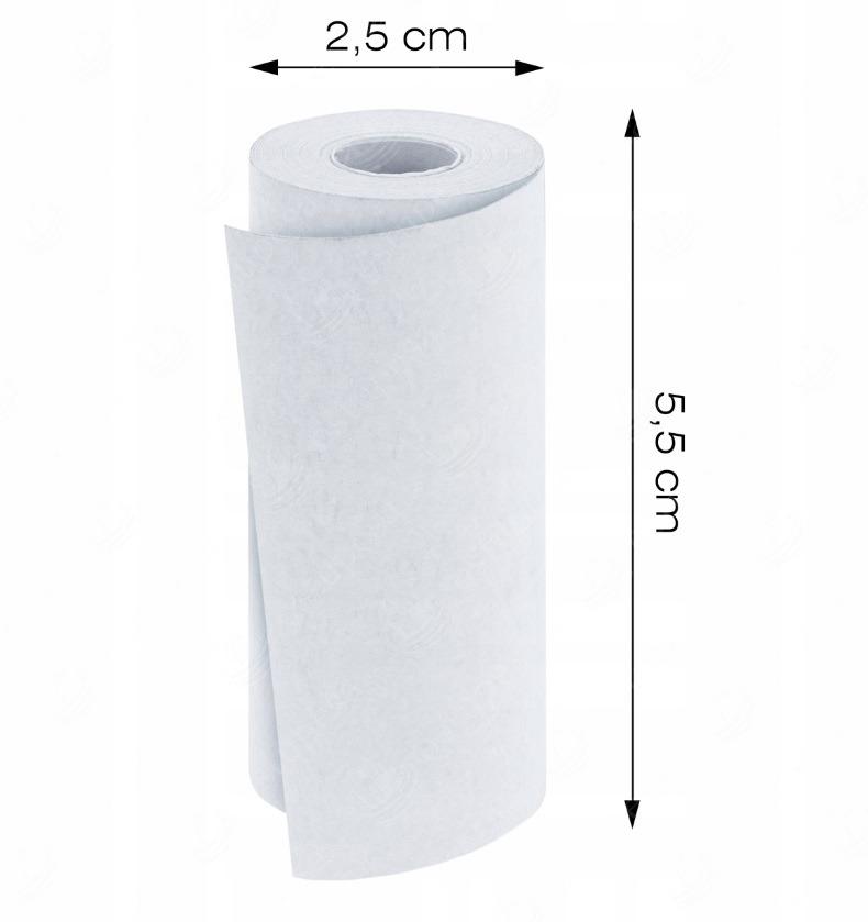 Miniprinteri termopaberirullid, 6 tk komplektis