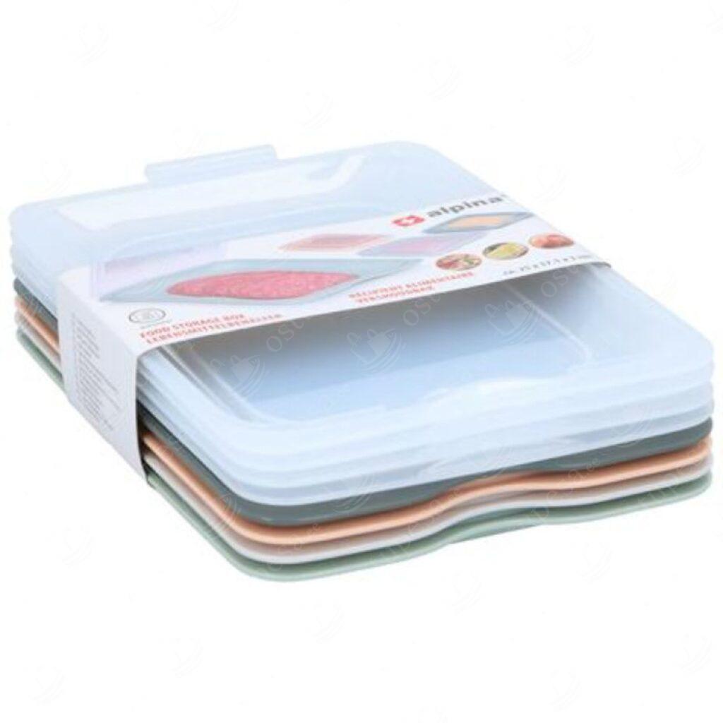 Toidukonteiner kaanega, Alpina, 4 tk pakis