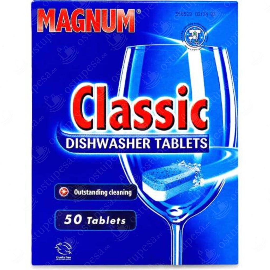 Nõudepesumasina tabletid, Magnum, 50 tk pakis