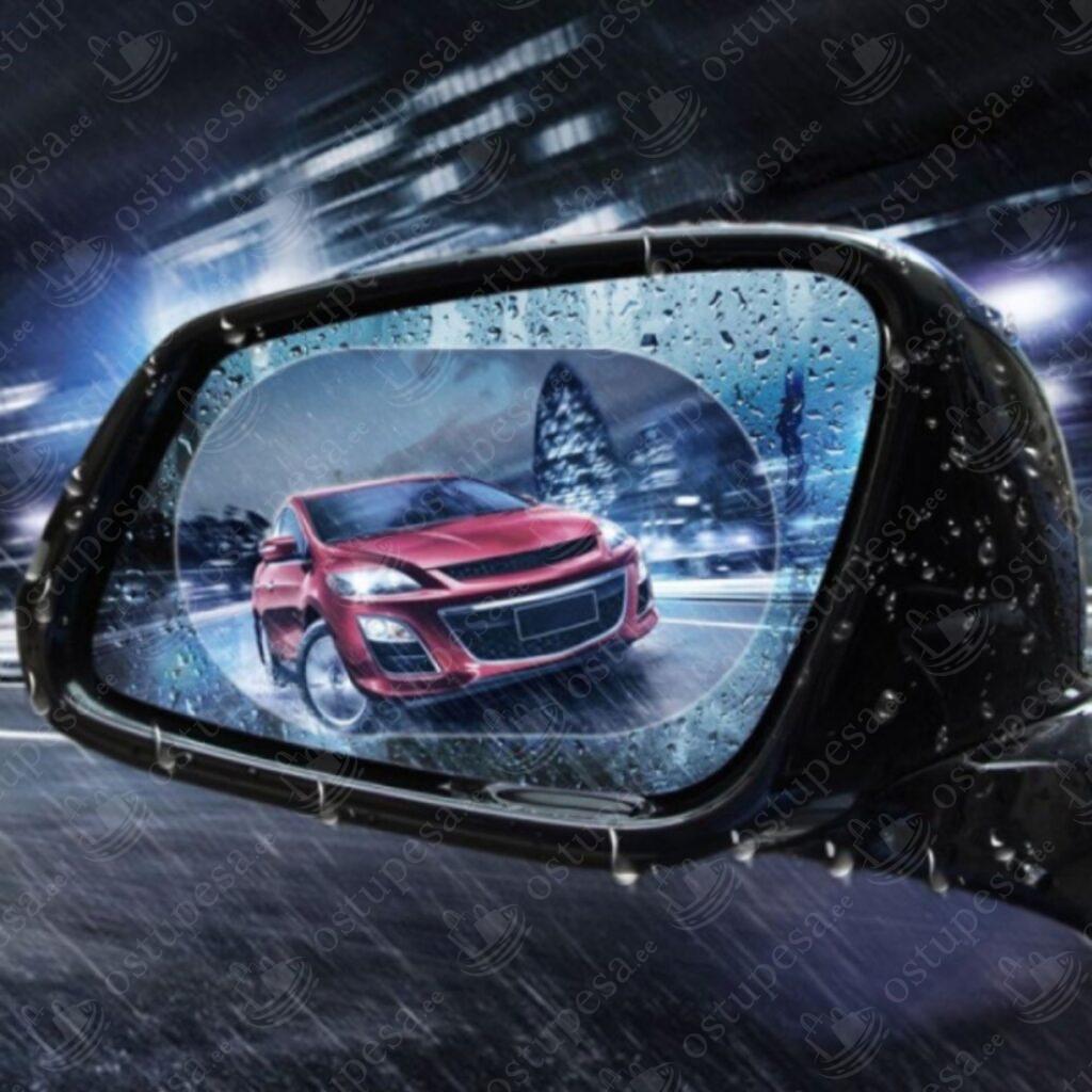 Auto küljepeegli kleebised, läbipaistvad, 2 tk pakis