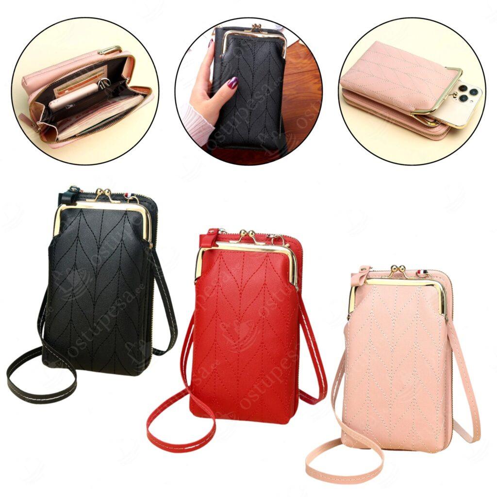 2-ühes õlakott ja rahakott