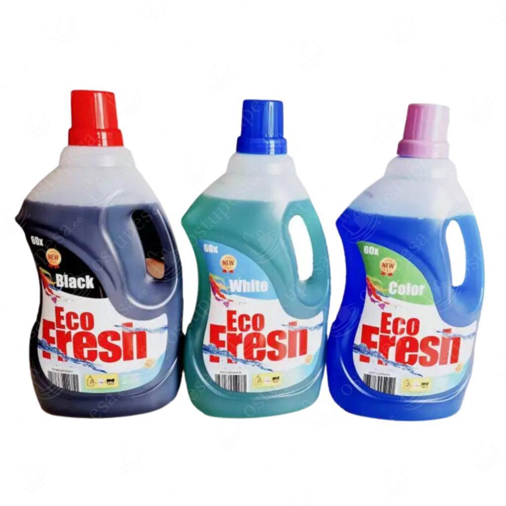 Pesugeel Eco Fresh, 3L, 3 erinevat komplektis