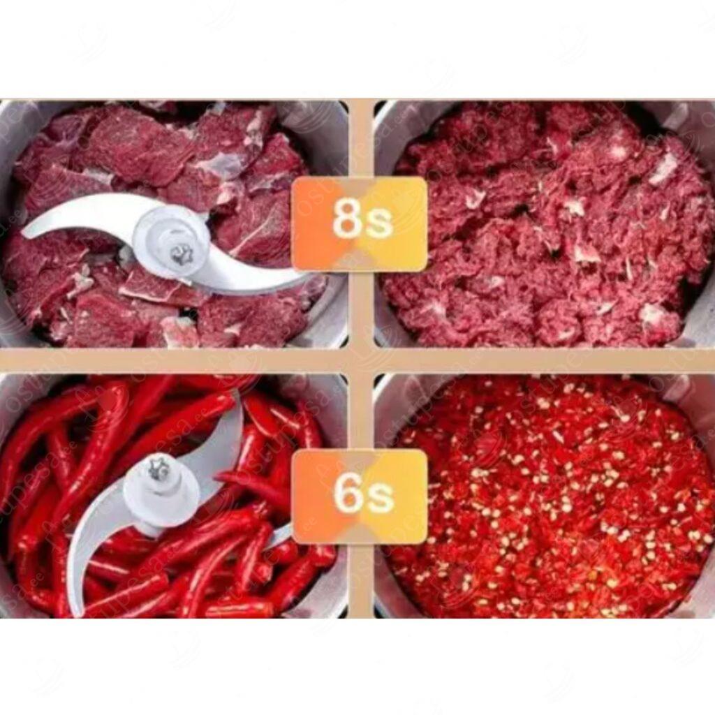 Multifunktsionaalne liha- ja köögiviljalõikur, elektriline, 1.5 L