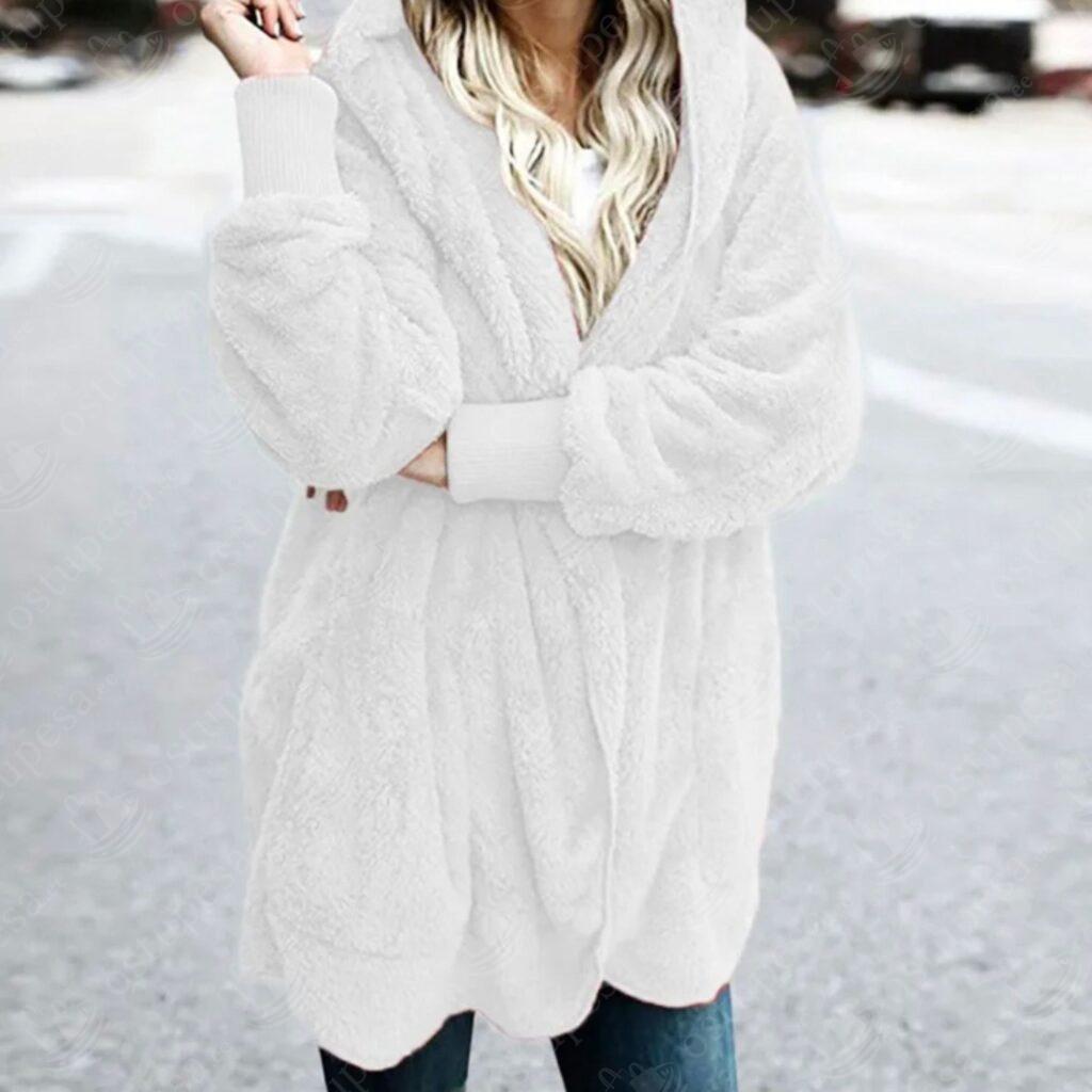 Pehme karvane mantel