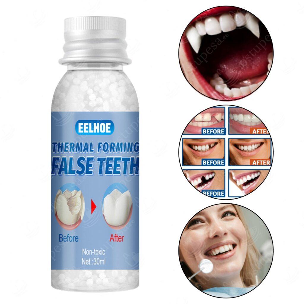 Hammaste parandusgraanulid, valehammaste vormimiseks, 30 ml, SmileFix