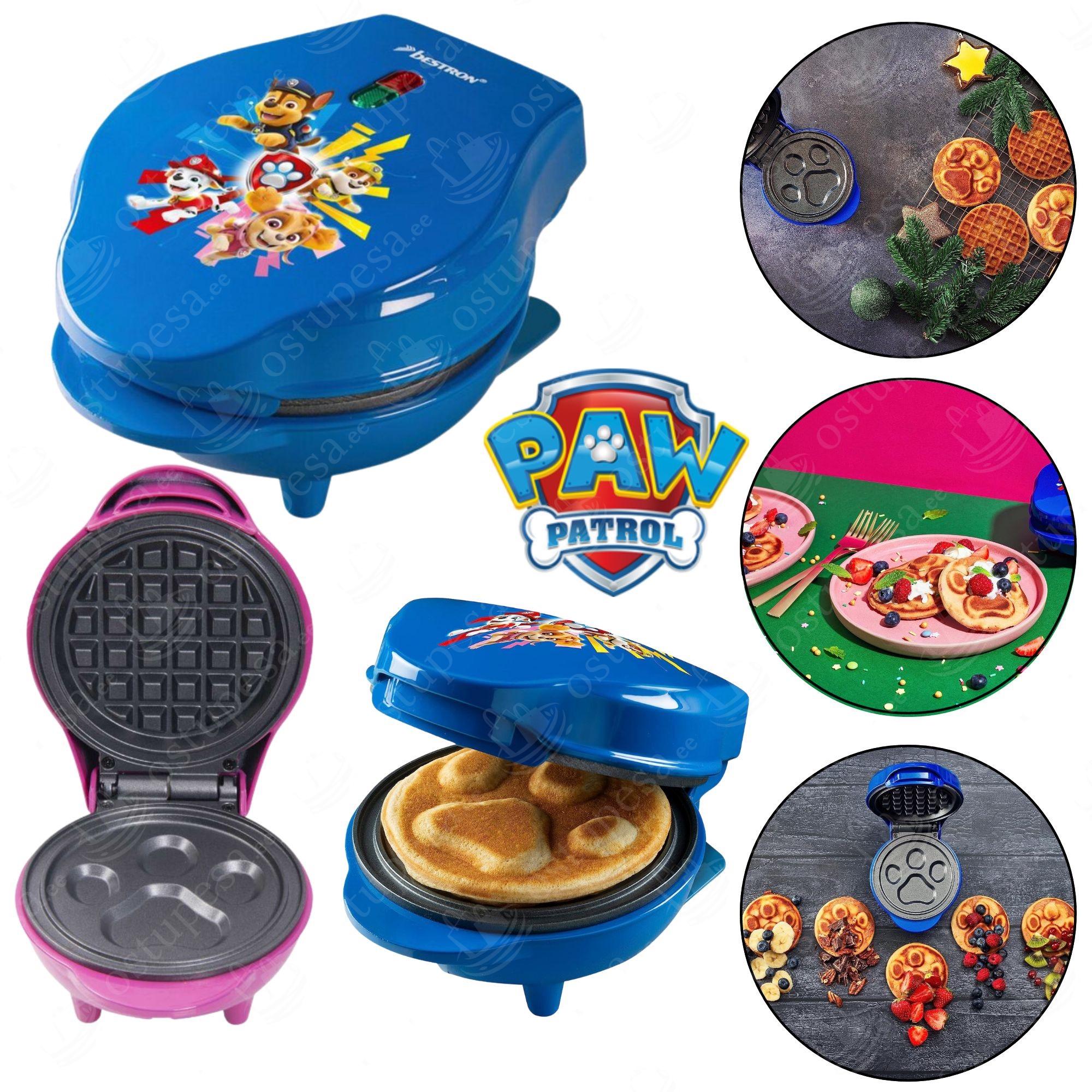 BESTRON WAFFLE MAKER - BLUE  PAW PATROL