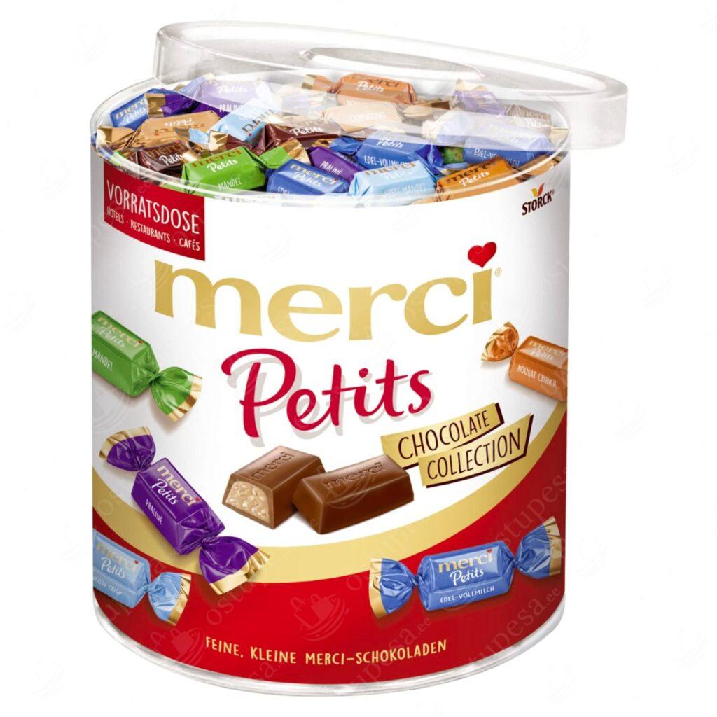 Šokolaadikommid, Merci Petits, 1 kg karbis