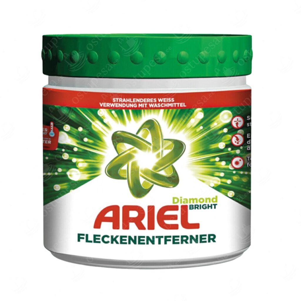 Plekieemalduspulber, Ariel, värvilisele ja valgele pesule, 500 g x 2 tk komplektis