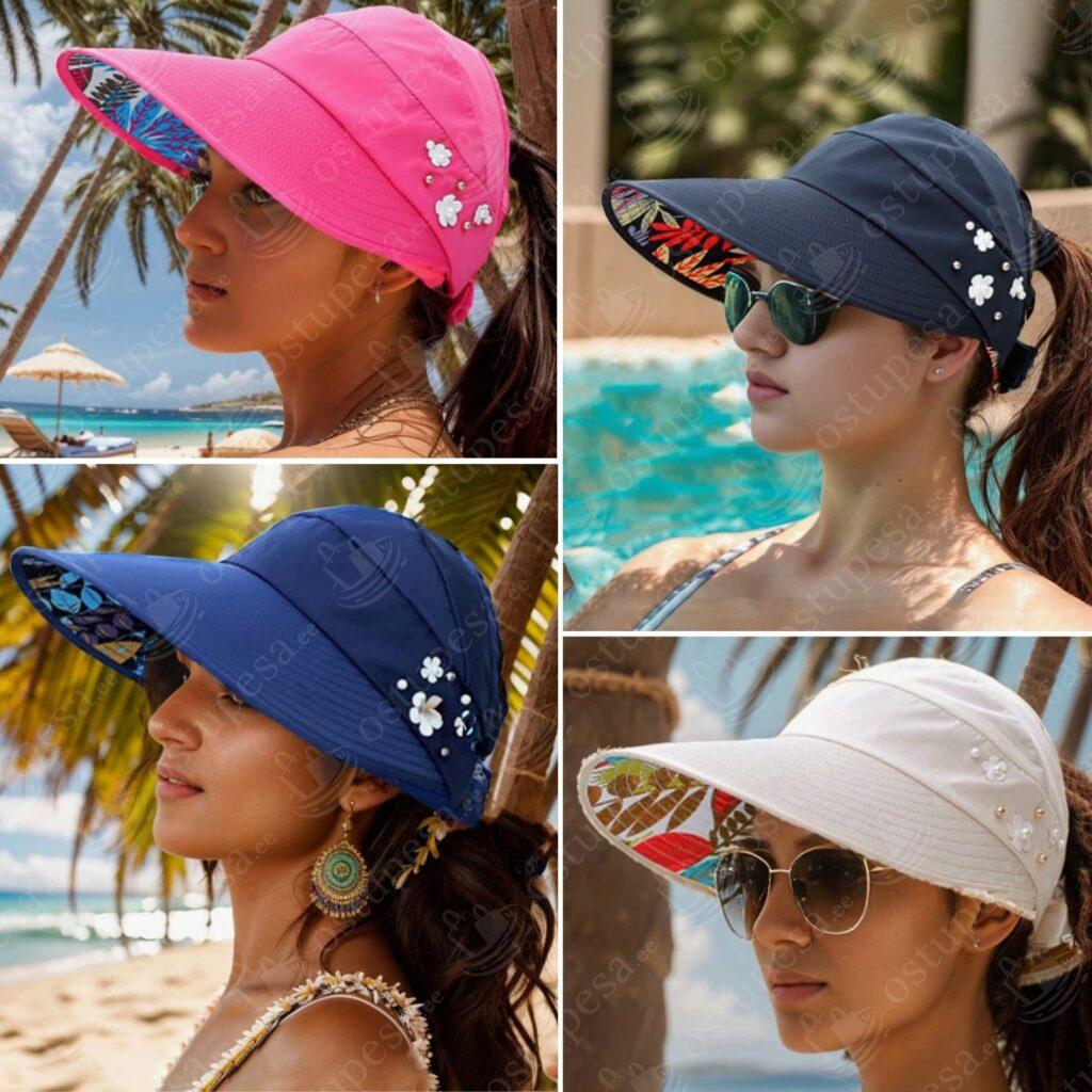 Nokamüts lillekaunistusega