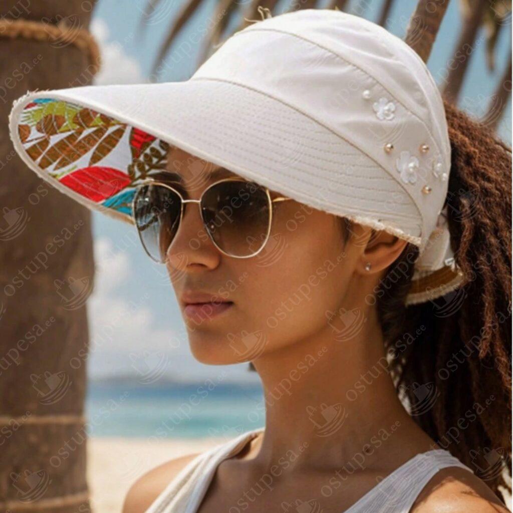 Nokamüts lillekaunistusega