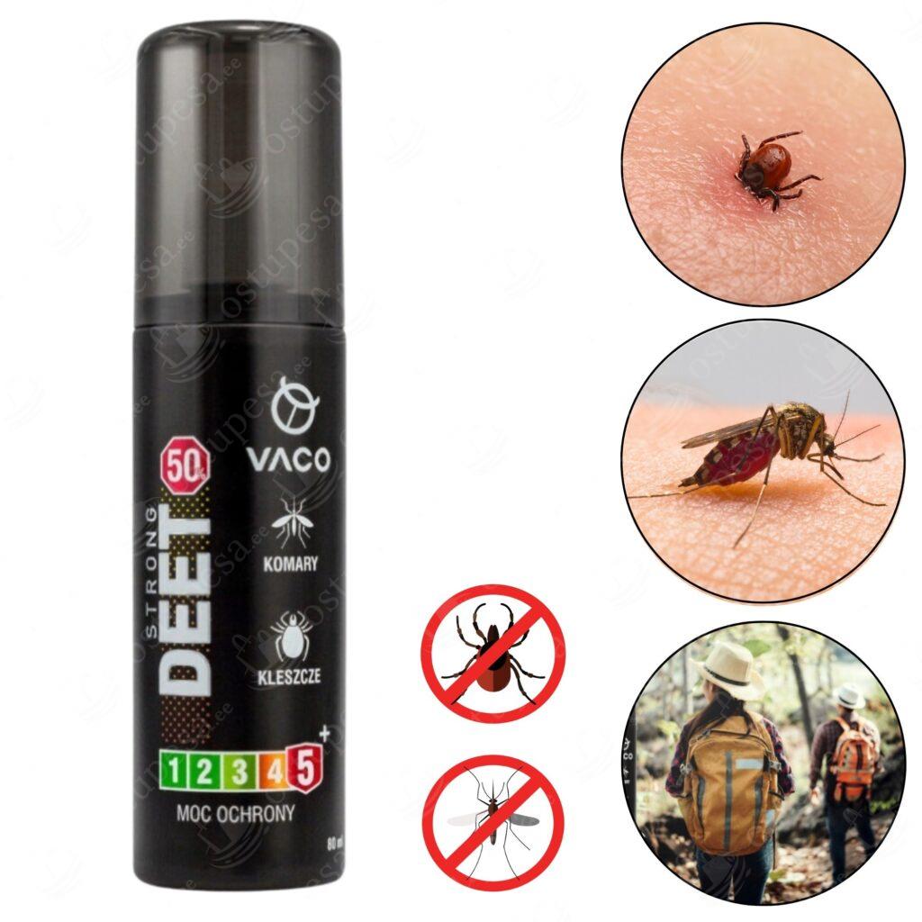 Puugi-ja sääsetõrjevahend, 80 ml, Vaco