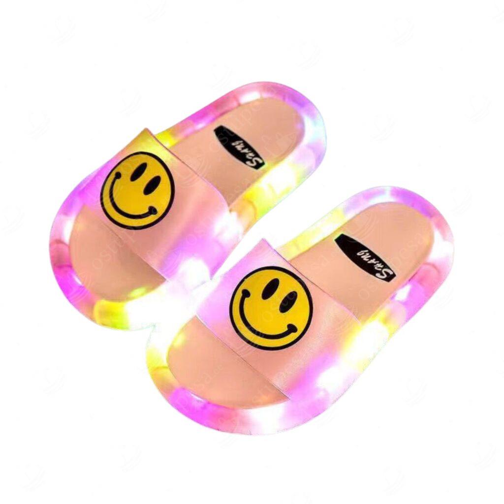 LED-valgustusega plätud lastele, naerunäoga