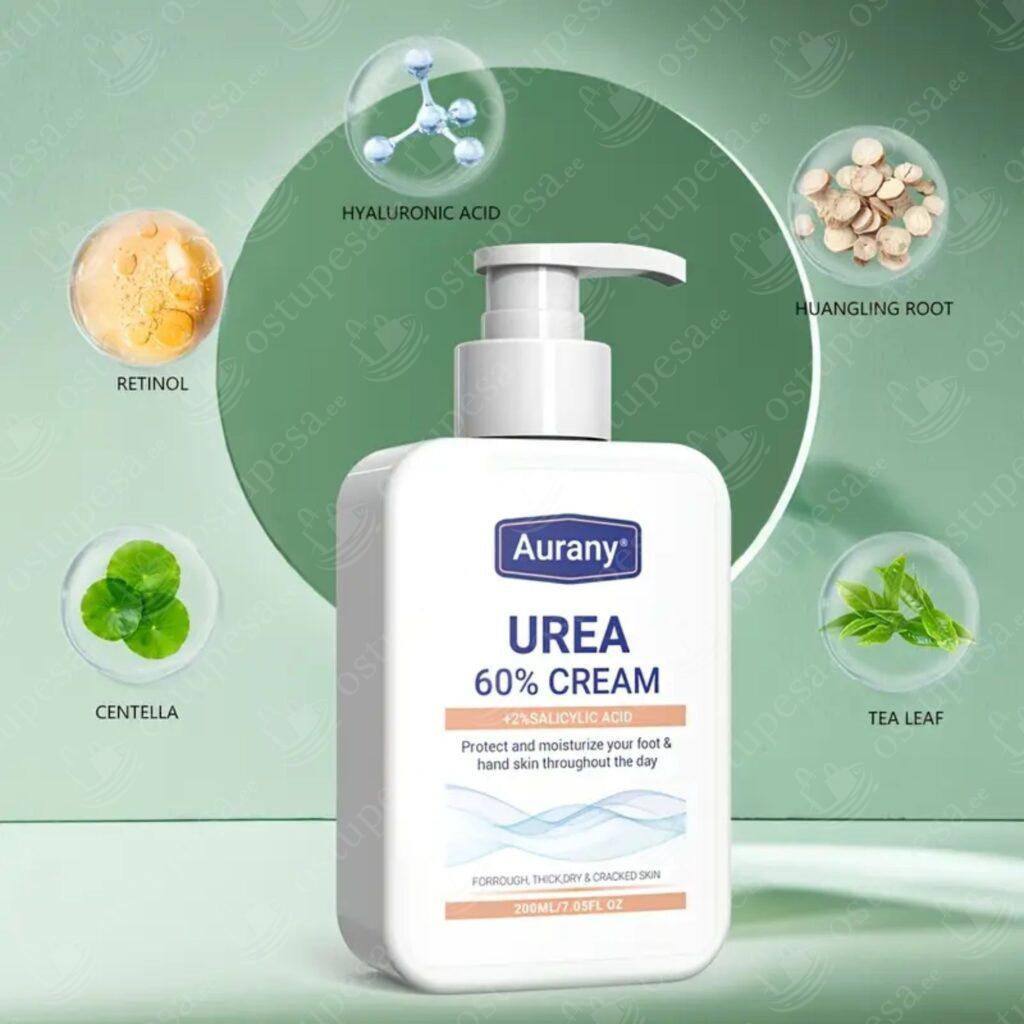 Jalakreem kuivadele jalgadele, 60% uureaga, 200 ml