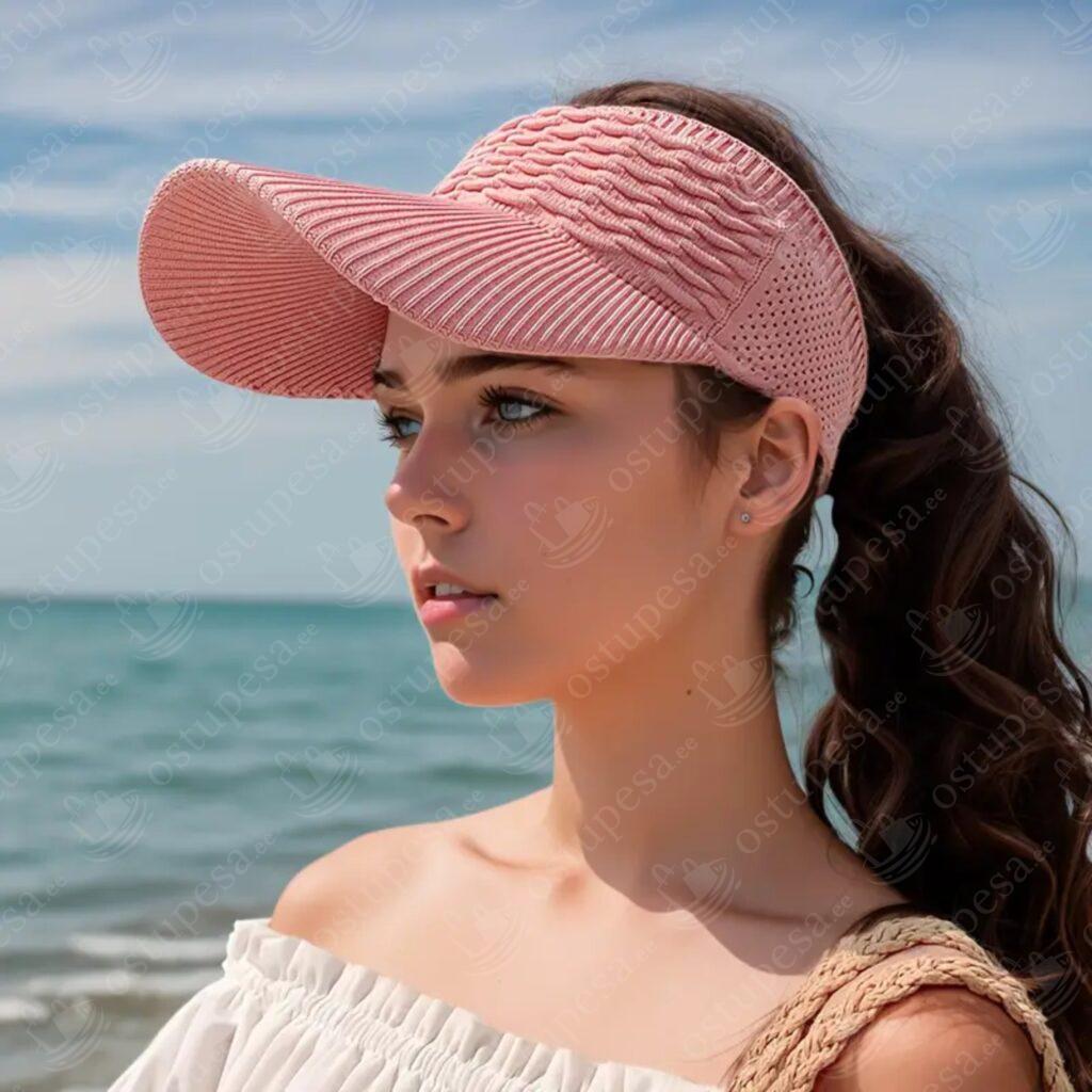 Päikesekaitse müts naistele